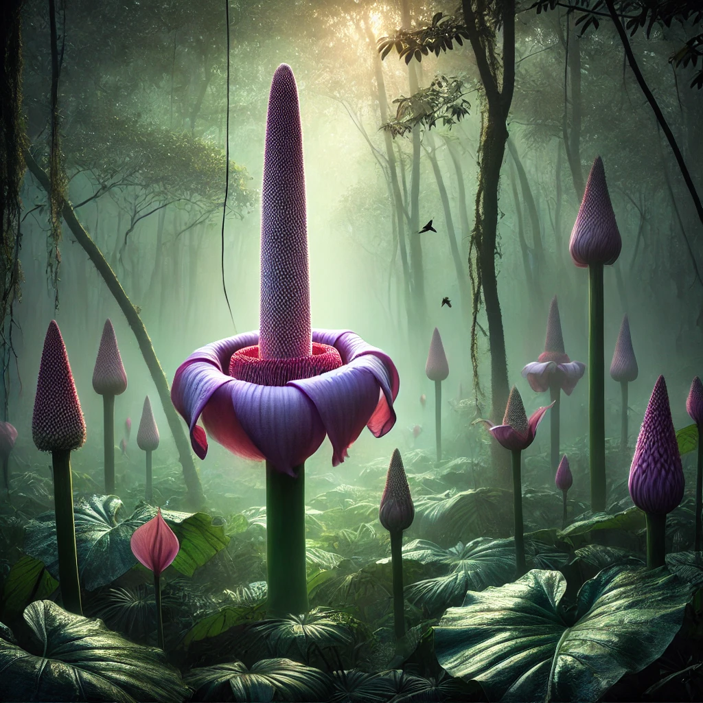 Amorphophallus titanum (Titanenwurz)