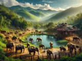 Elephant Nature Park in Chiang Mai, Thailand