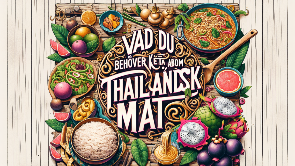 Was du über die thailändische Küche wissen musst