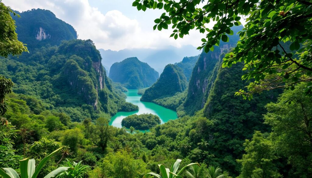 Khao Sok Nationalpark Landschaft Khao Sok Nationalpark Landschaft