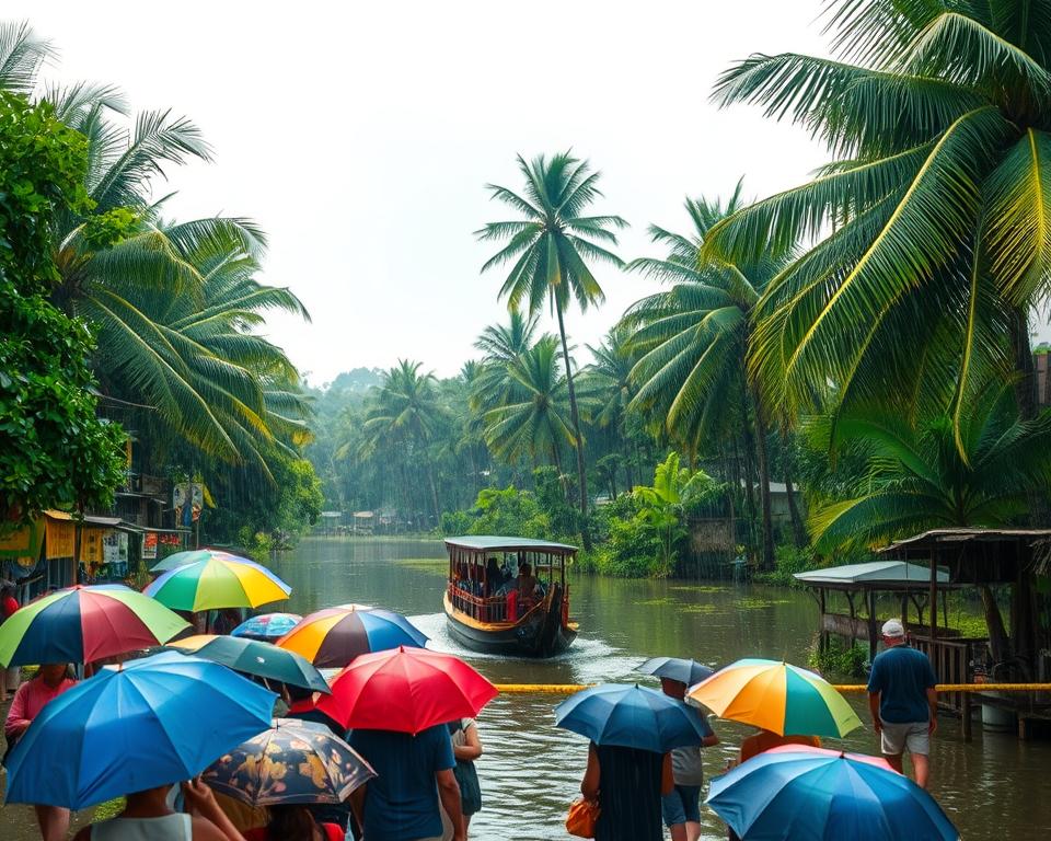 Aktivitäten in der Regenzeit Thailand