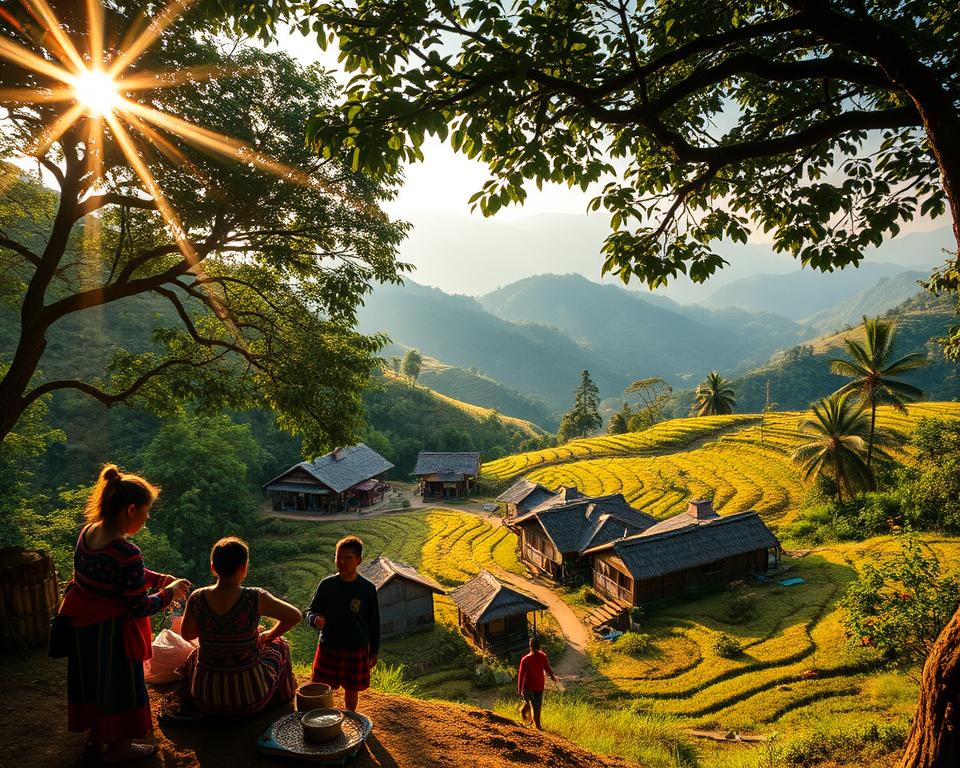 Bergvölker im Phetchabun Gebirge Bergvölker im Phetchabun Gebirge