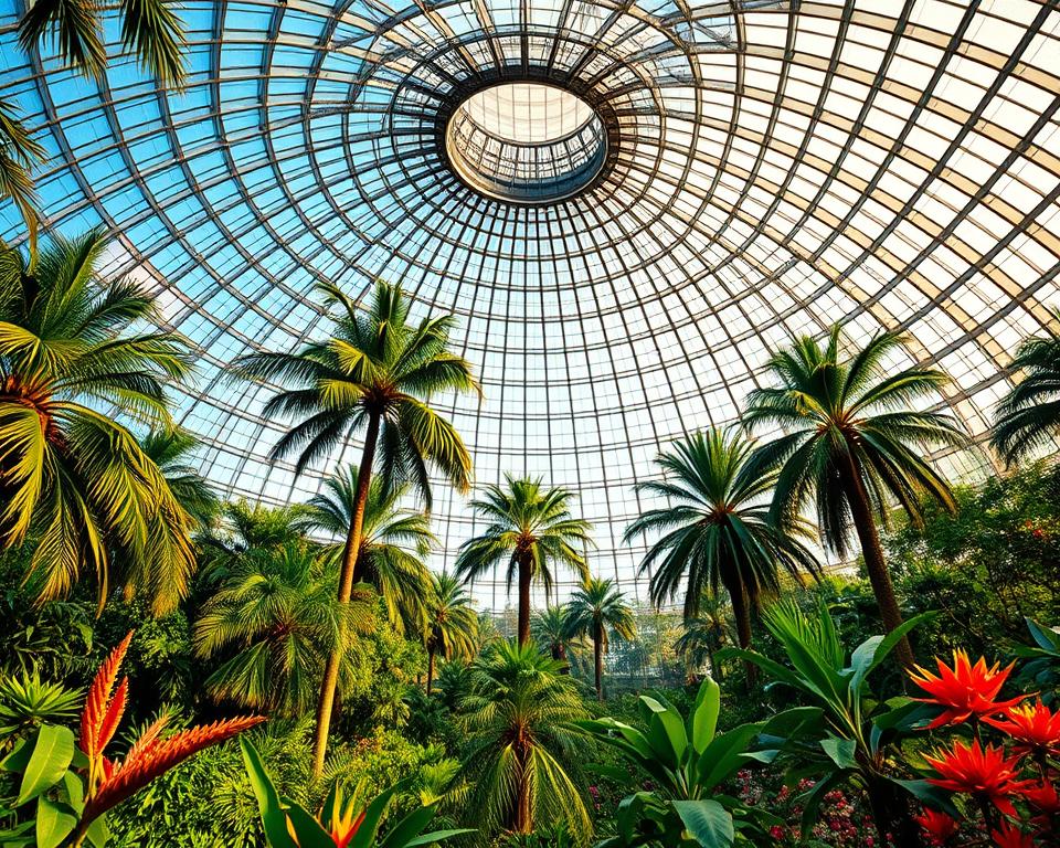 Flower Dome Singapur größte Glaskuppel Flower Dome Singapur größte Glaskuppel