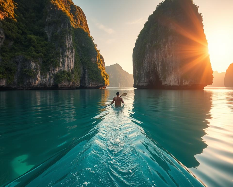 Kajak und Schnorcheln in der Phang Nga Bucht Kajak und Schnorcheln in der Phang Nga Bucht