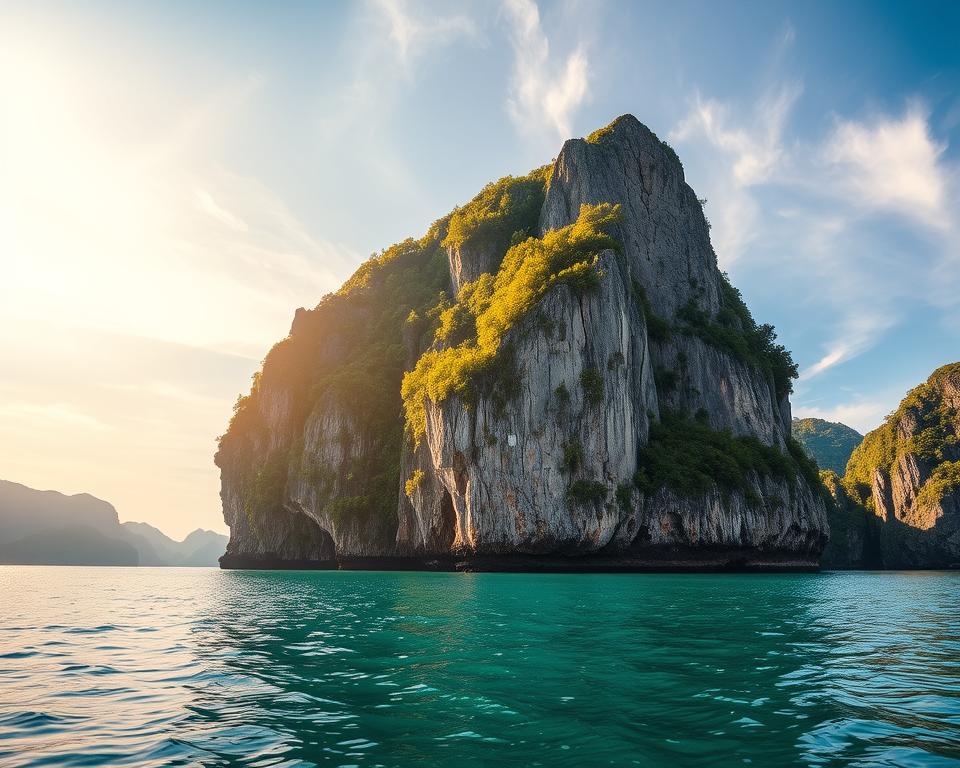 Kalksteinfelsen in der Phang Nga Bucht Kalksteinfelsen in der Phang Nga Bucht