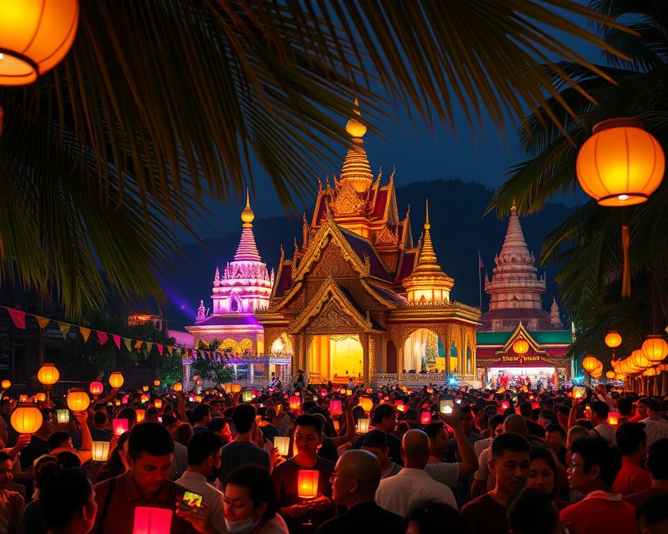 Lichterfest Thailand Festivallocations