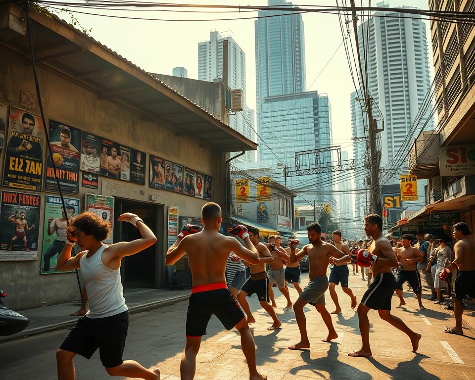 Muay Thai Trainingsalltag in Bangkok Muay Thai Trainingsalltag in Bangkok