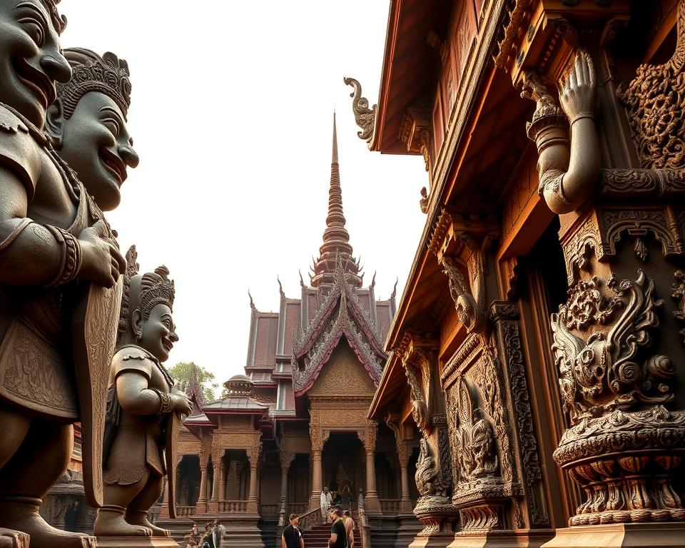 Mythologische Darstellungen im Sanctuary of Truth