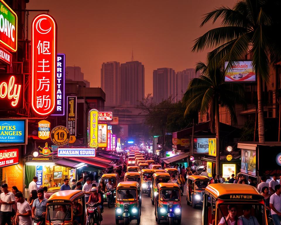 Nachtleben Bangkok Khao San Road Nachtleben Bangkok Khao San Road