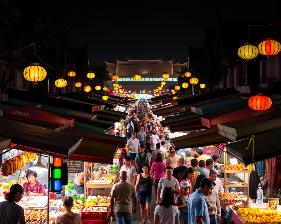 Nachtmärkte Chiang Mai Street Food