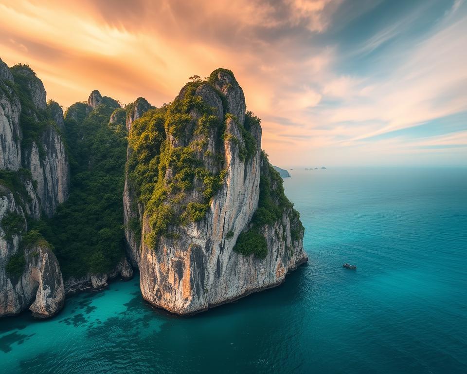 Naturformationen Ko Phing Kan Landschaft