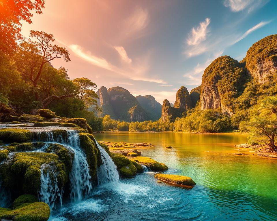 Naturwunder Phetchabun Landschaft