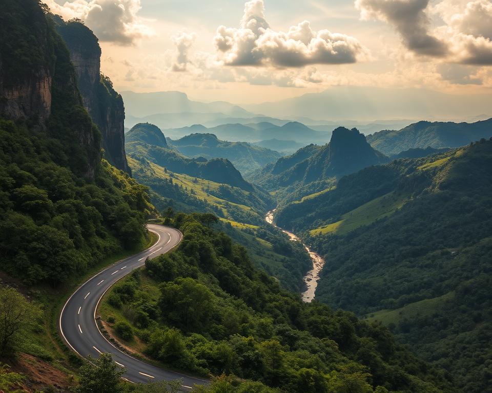 Serpentinenstraße Chiang Mai nach Pai Serpentinenstraße Chiang Mai nach Pai