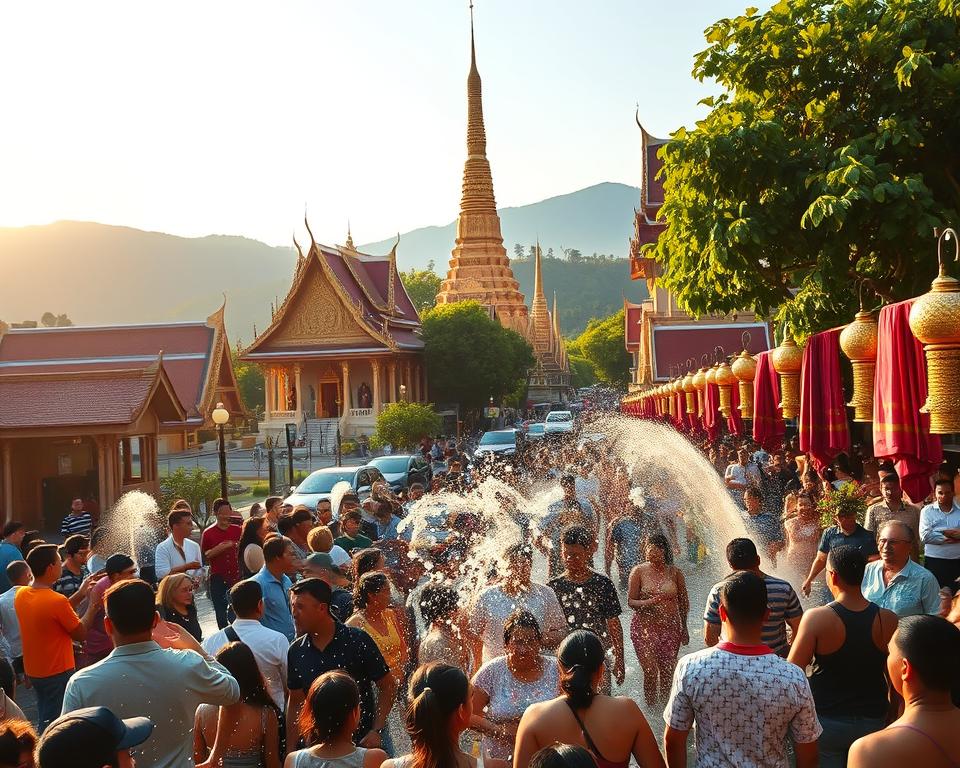 Songkran Festivalzeitraum in Thailand Songkran Festivalzeitraum in Thailand