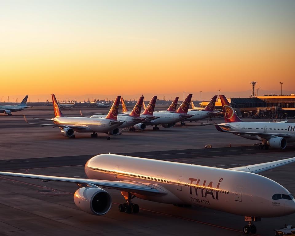 Thai Airways Flugzeugflotte Thai Airways Flugzeugflotte