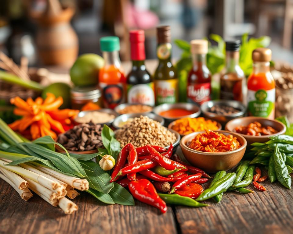 Thai Gewürze und Saucen