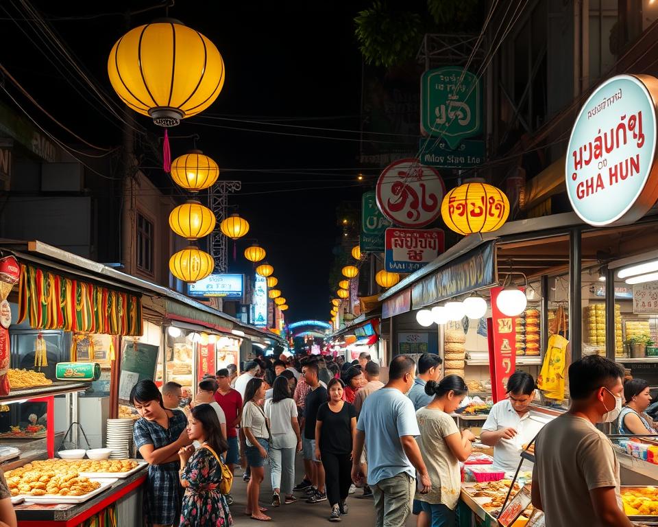 Thai-Küche Hua Hin Nachtmarkt Thai-Küche Hua Hin Nachtmarkt