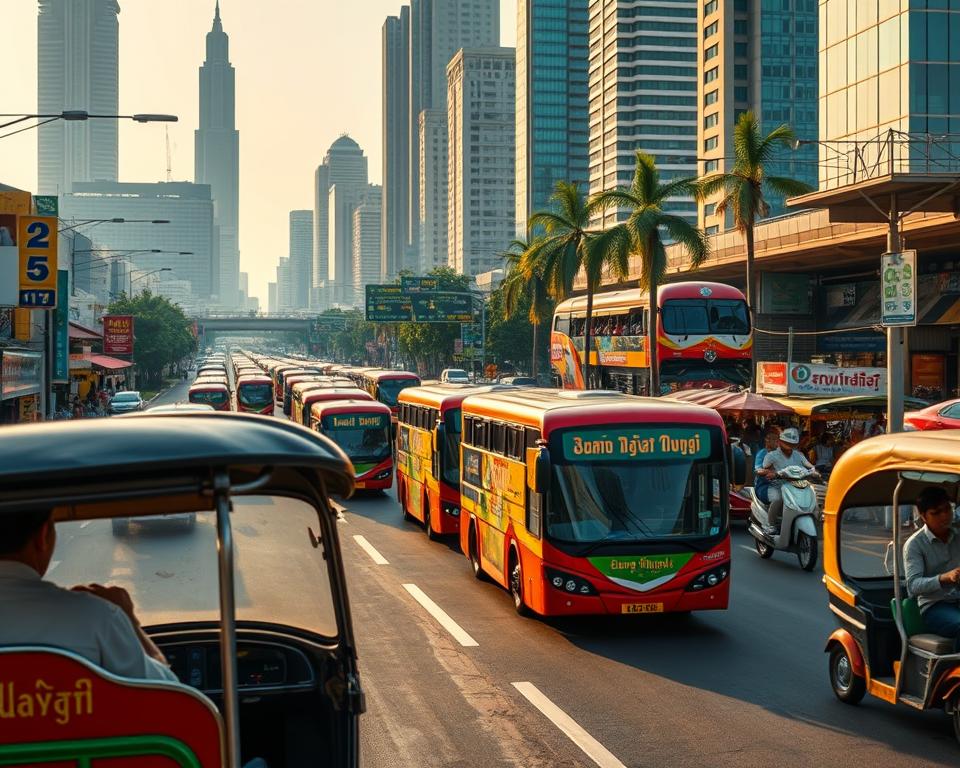 Thailand Transportmittel Übersicht