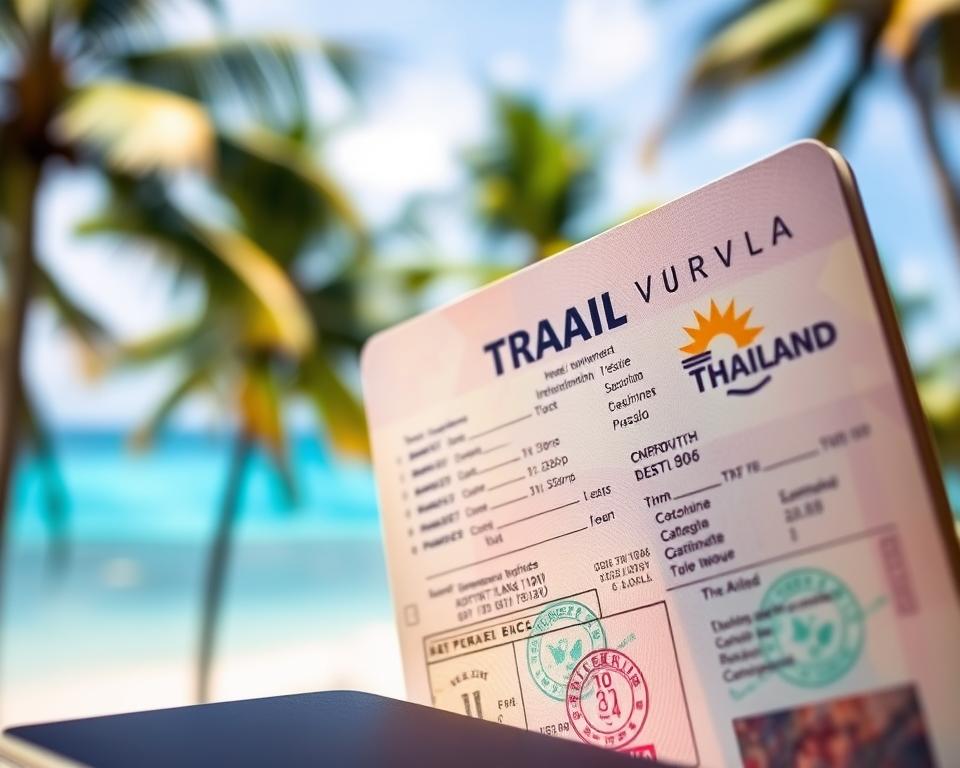 Touristenvisum Thailand Reisepass