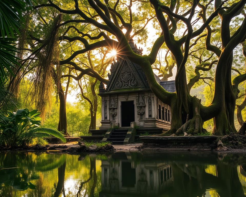 Versteckte Tempel auf Koh Samui