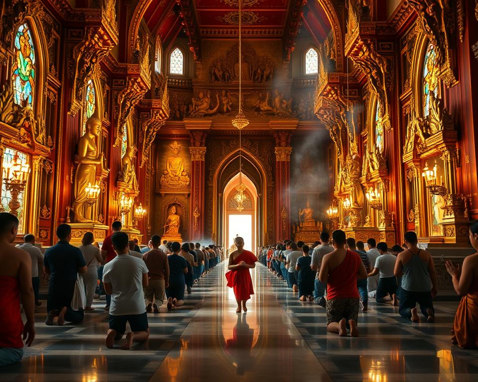 Wat Paknam Tempelbesuch Bangkok Wat Paknam Tempelbesuch Bangkok