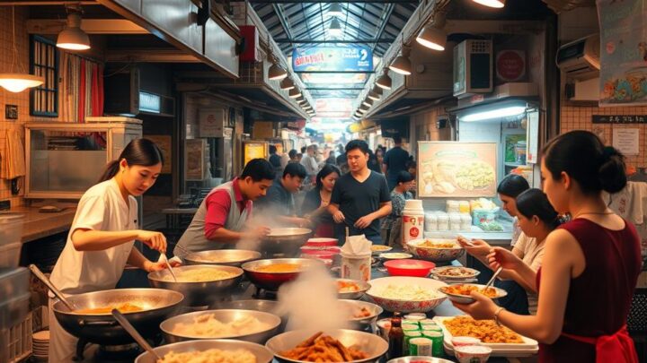 Entdecke Singapur Hawker Center – Streetfood Paradies