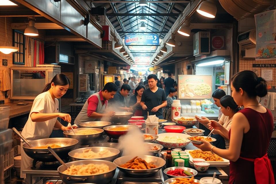 Entdecke Singapur Hawker Center – Streetfood Paradies