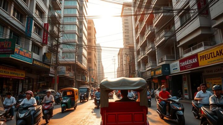 Tuk Tuk Thailand: Traditionelle Fahrt durch Bangkok