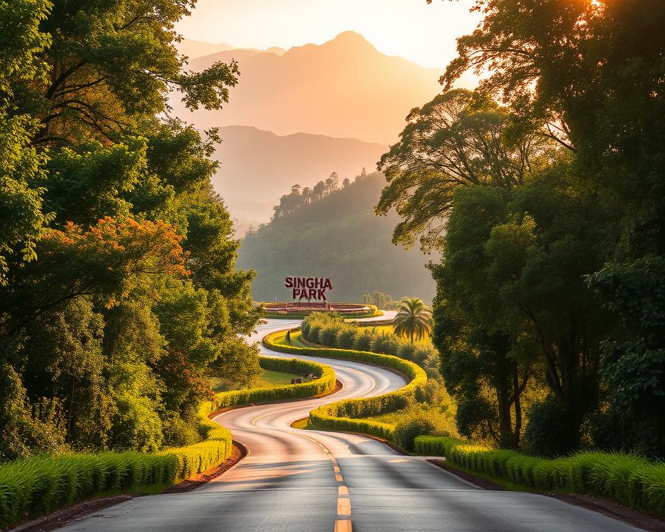 Anreise zum Singha Park Chiang Rai