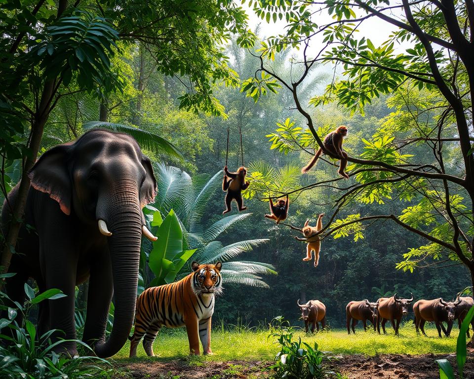 Bedrohte Tierarten Thailand