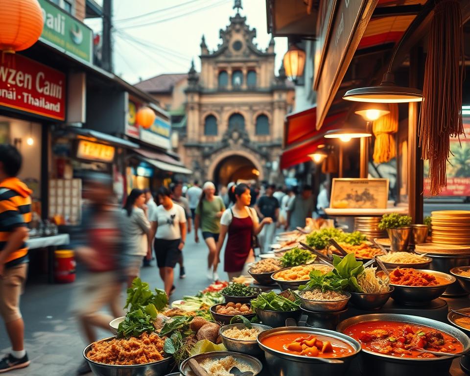 Thai-Küche Chang Mai Straßenessen