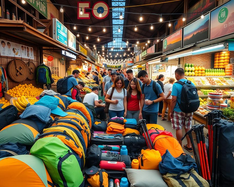 Shopping in Thailand Backpacking Ausrüstung Shopping in Thailand Backpacking Ausrüstung