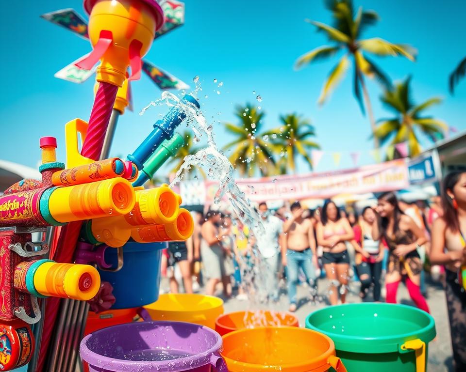 Songkran Equipment Wasserpistolen Thailand Songkran Equipment Wasserpistolen Thailand