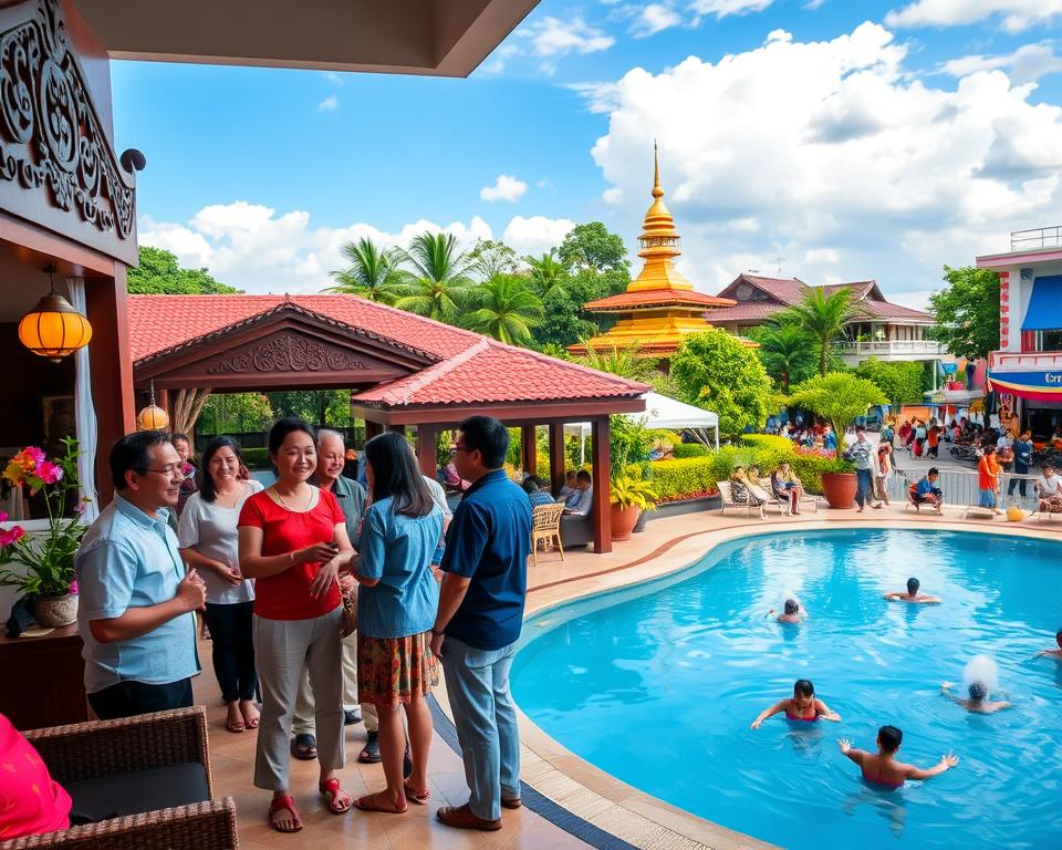 Songkran Unterkunft in Thailand Songkran Unterkunft in Thailand