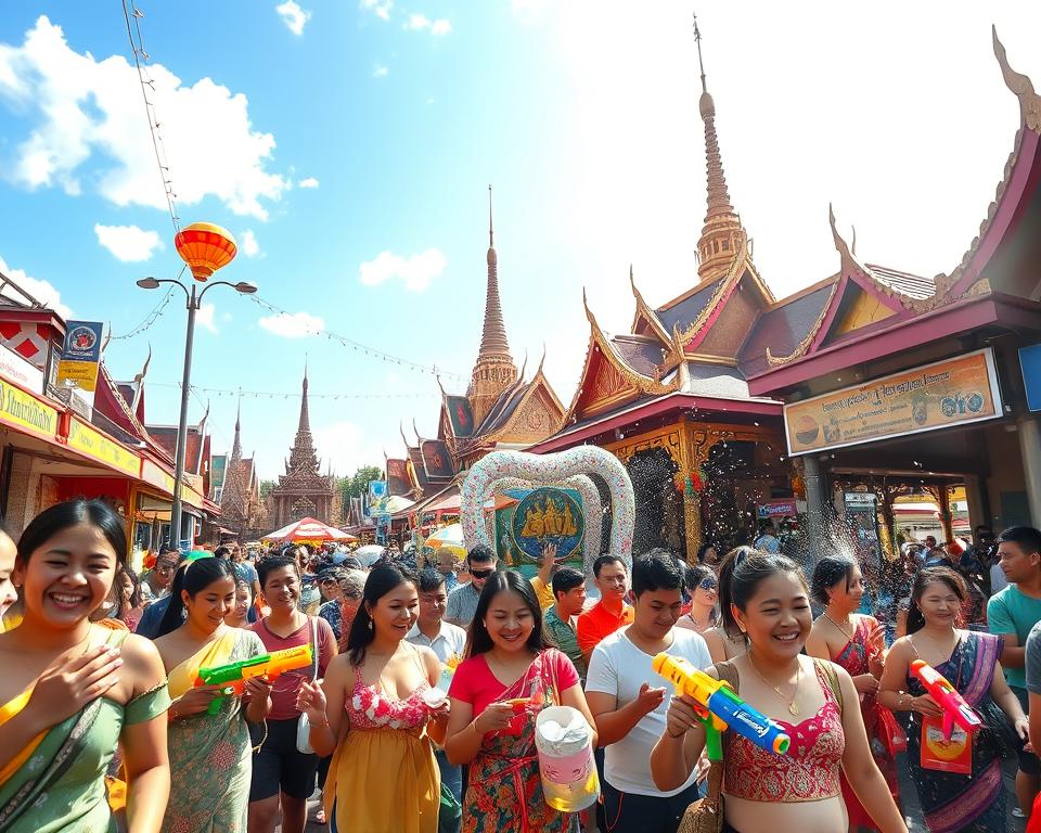 Songkran Wasserfest in Thailand Songkran Wasserfest in Thailand