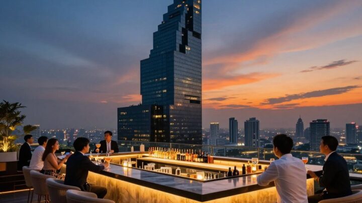 Mahanakhon Bangkok Skybar: Höchste Rooftop-Bar