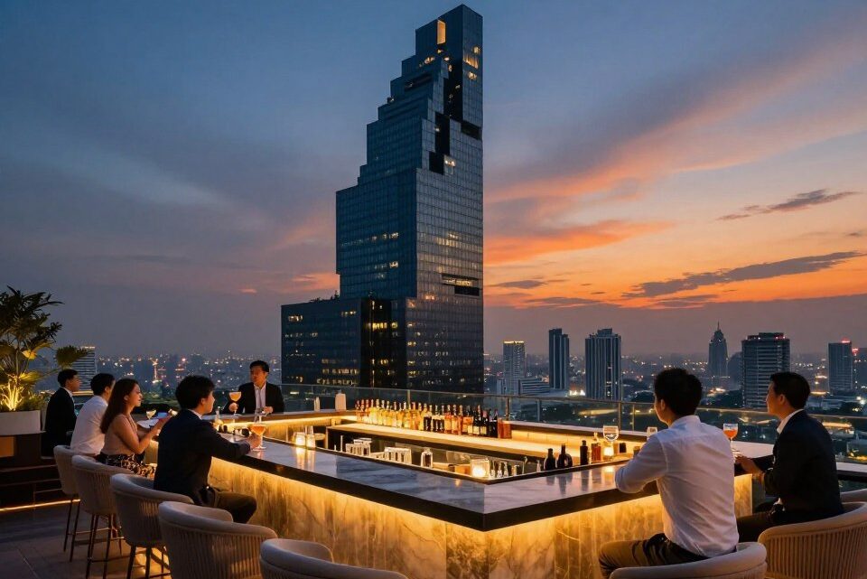 Mahanakhon Bangkok Skybar: Höchste Rooftop-Bar