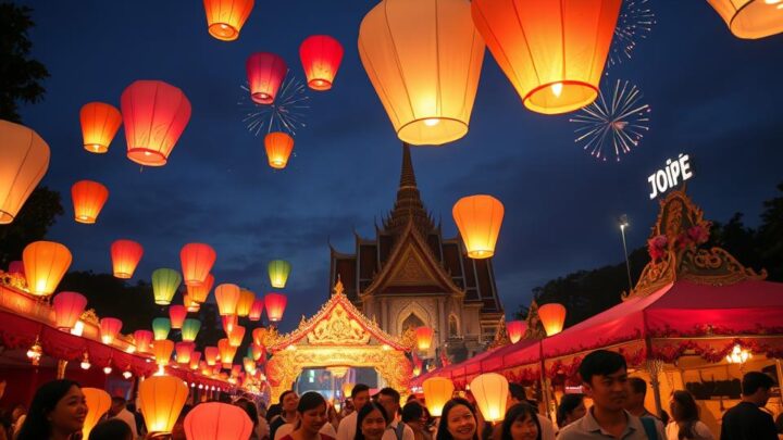 Erleben Sie das magische Laternenfest Thailand