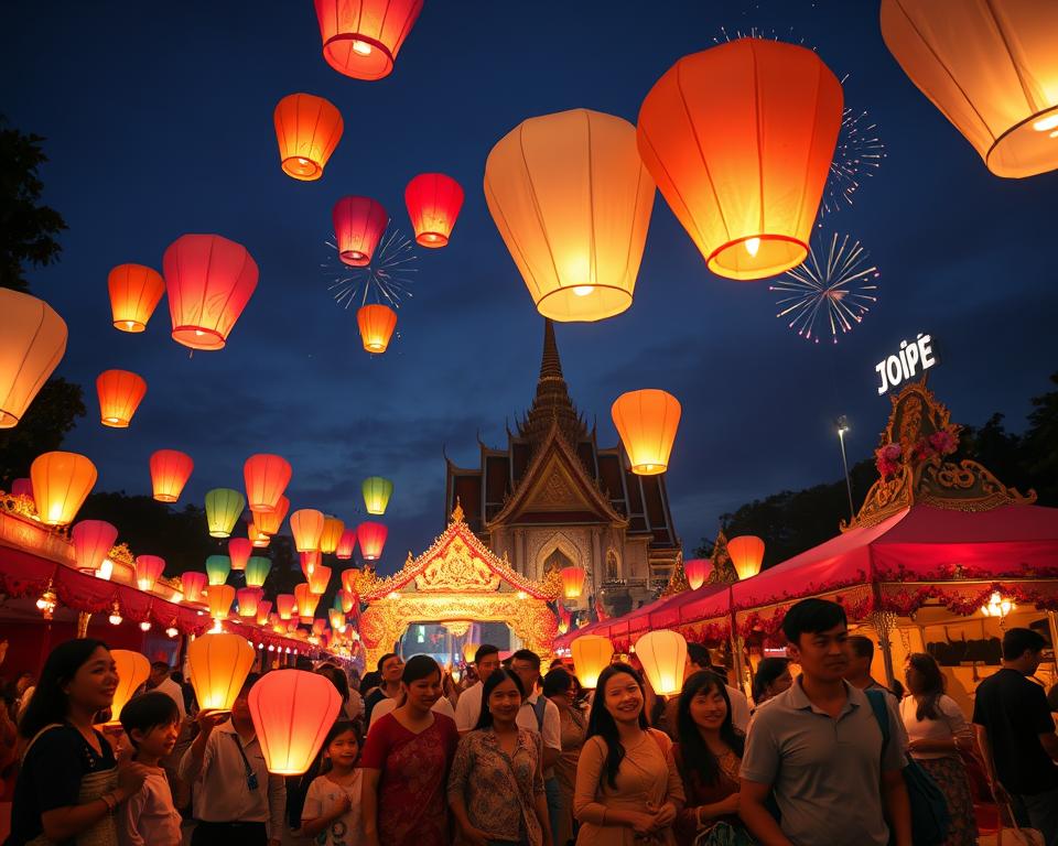 Erleben Sie das magische Laternenfest Thailand